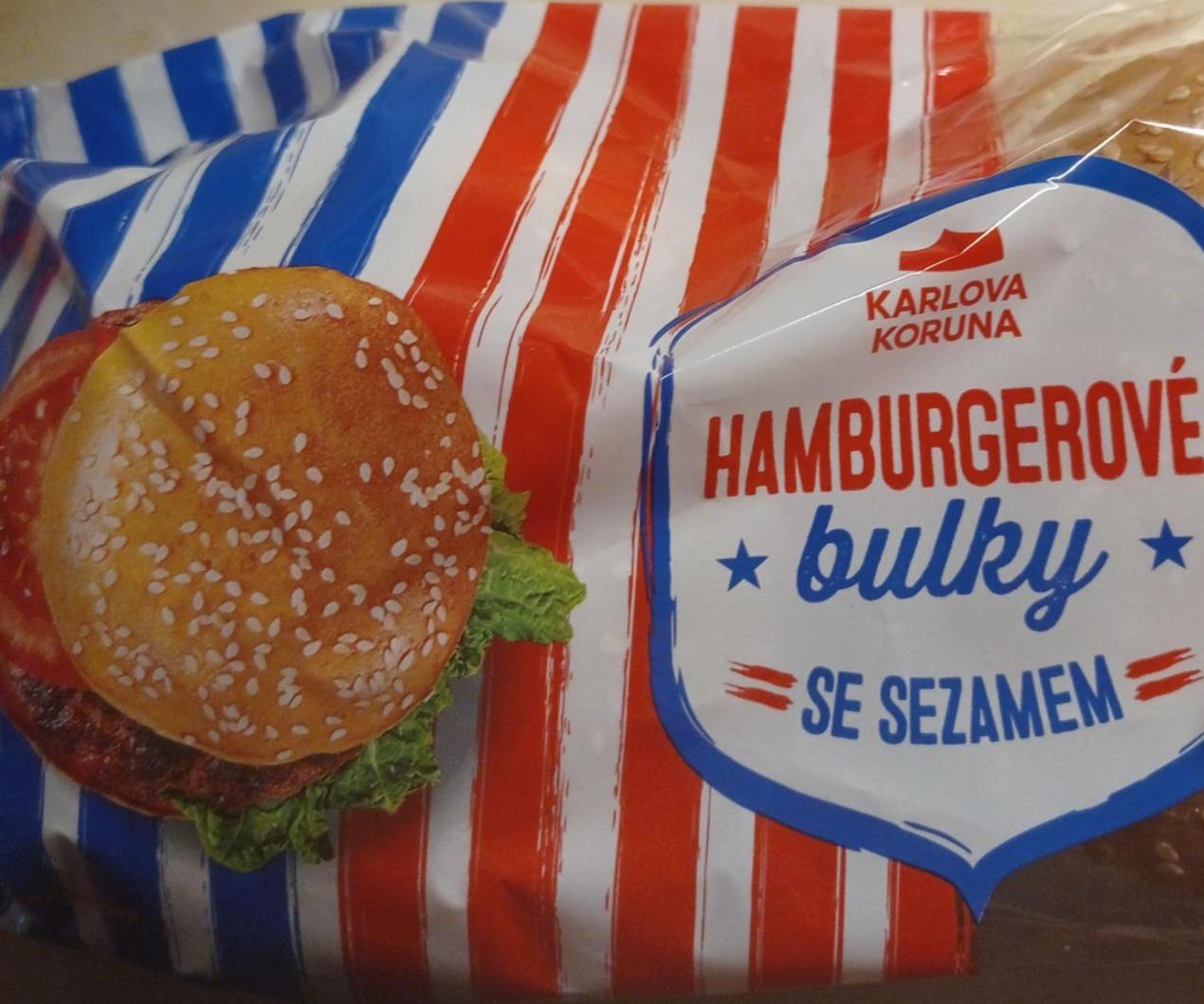 Fotografie - hamburgerové bulky se sezamem Karlova Koruna