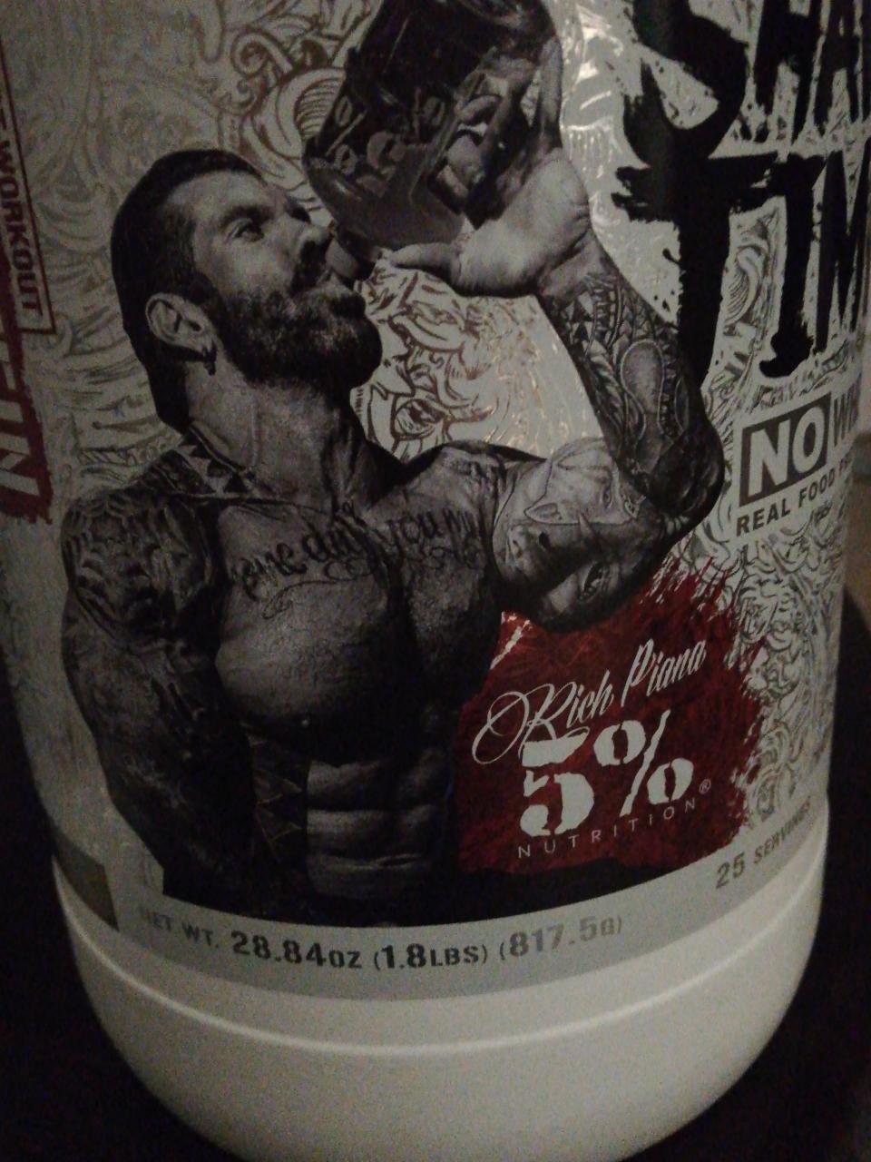 Fotografie - 5% Nutrition Rich Piana Real Carbs + Protein Chocolate