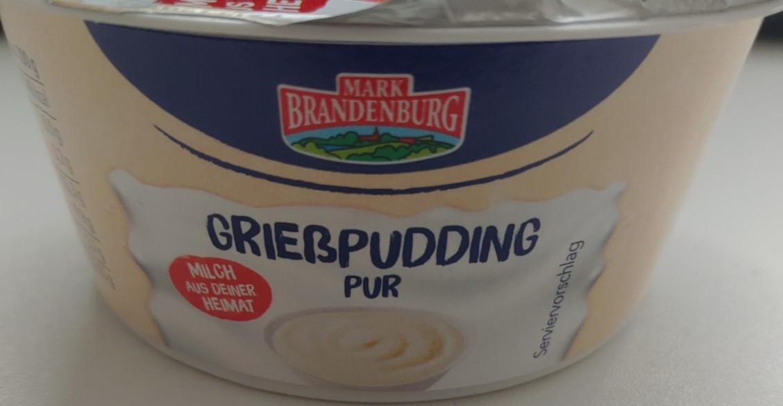 Fotografie - Großpudding pur (krupičný puding přírodní) Mark Brandenburg