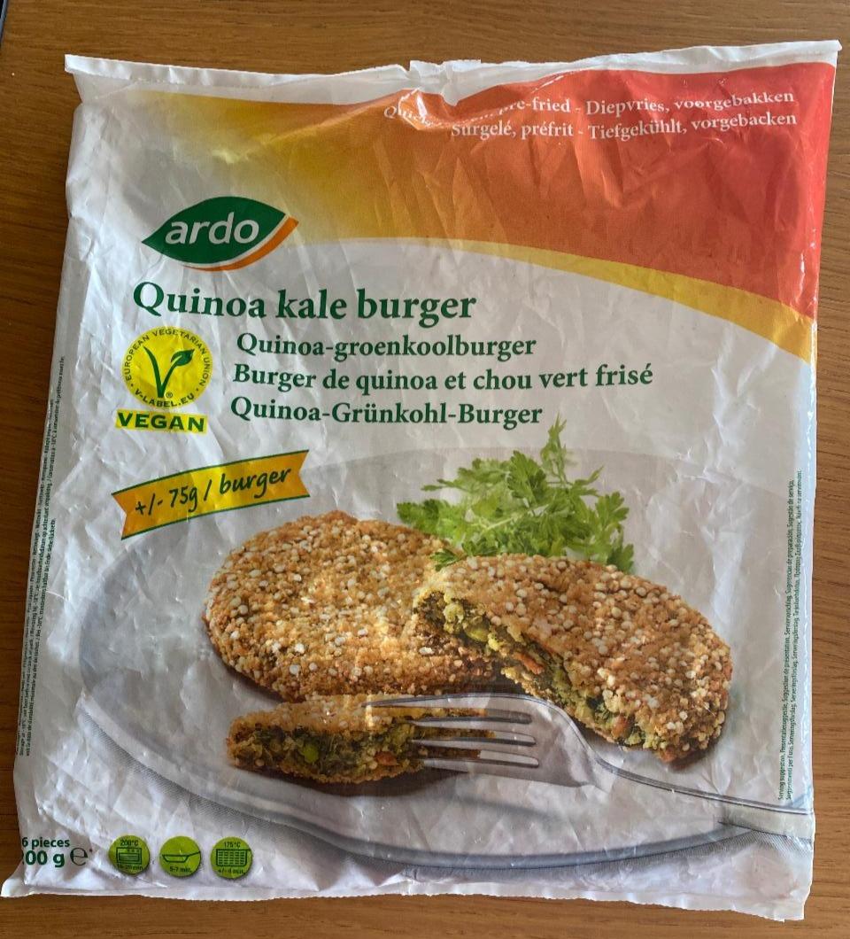 Fotografie - Quinoa kale burger Ardo