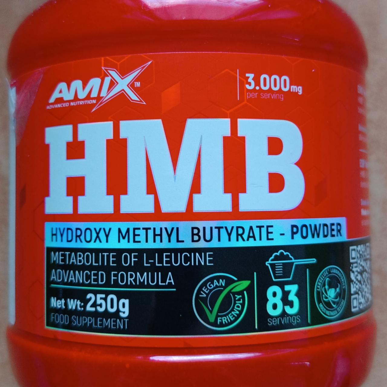 Fotografie - Hydroxy methyl butyrate HMB - Powder Amix Nutrition