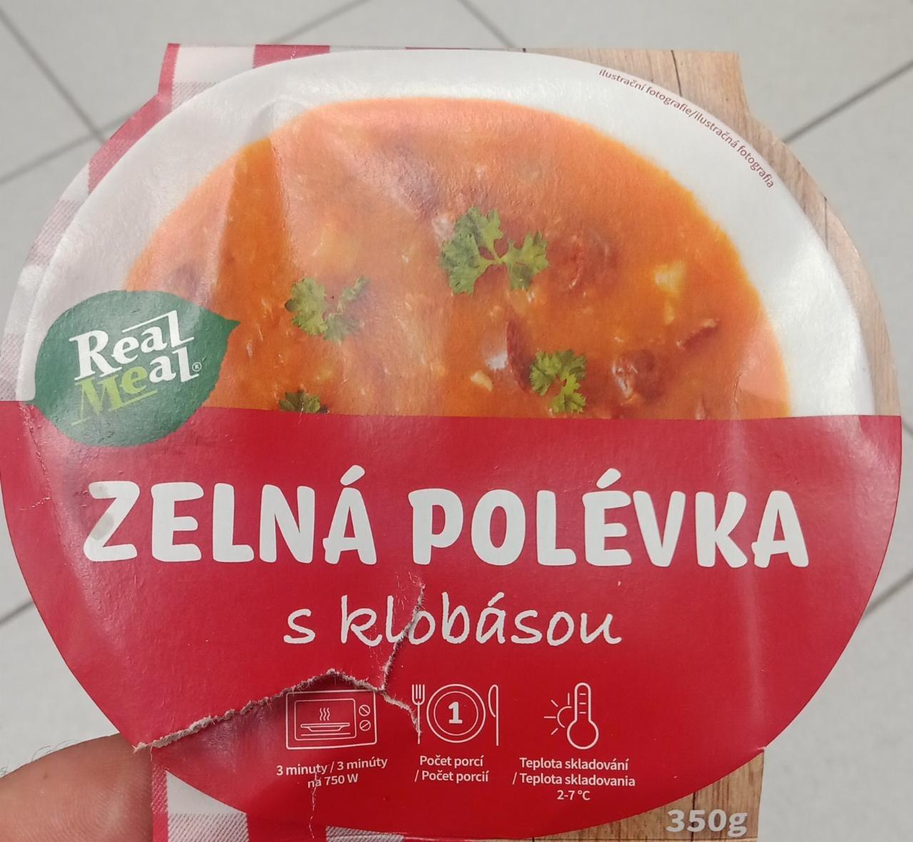 Fotografie - Zelná polévka s klobásou Real Meal