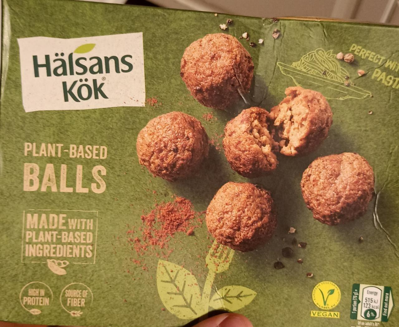 Fotografie - plant-based balls Hälsans kök