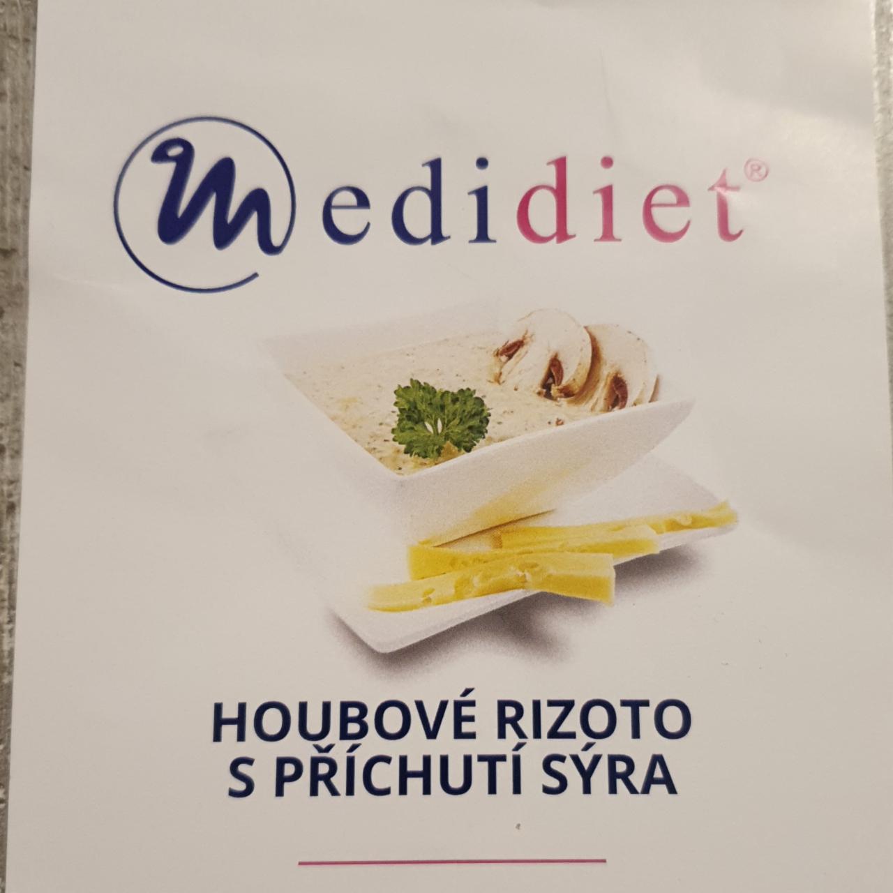 Fotografie - Houbové rizoto s příchutí sýra Medidiet