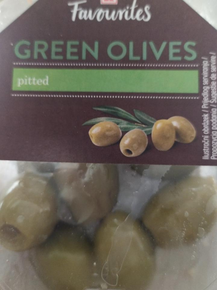 Fotografie - Green Olives pitted K-Favourites