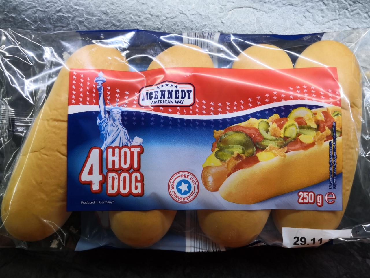 Fotografie - 4 Hot Dogs Rolls McEnnedy American Way