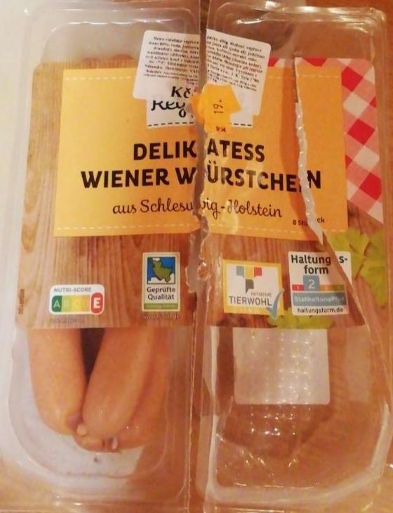 Fotografie - Delikatess Wiener Würstchen aus Schleswig-Holstein