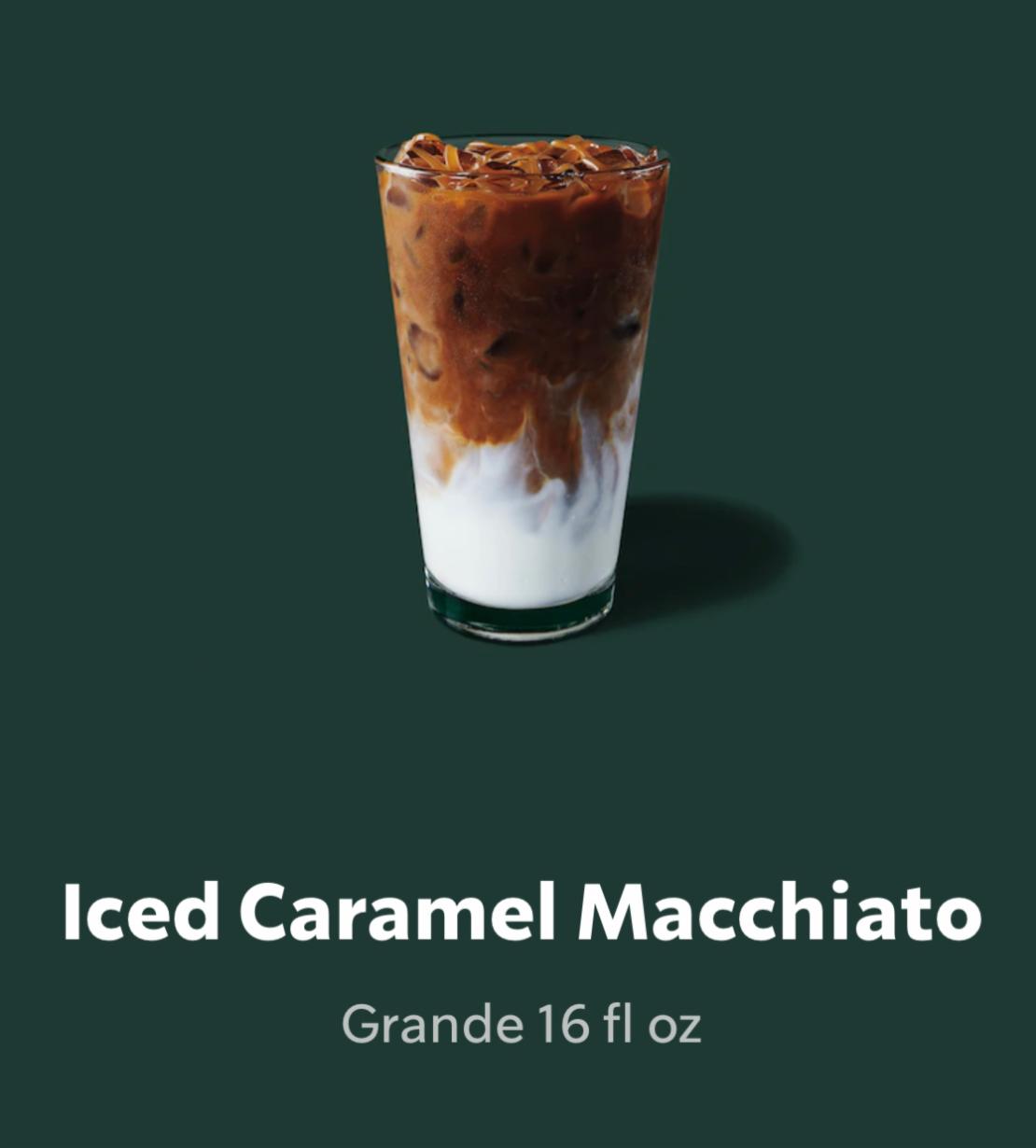 Fotografie - Starbucks Iced Caramel Macchiato Grande