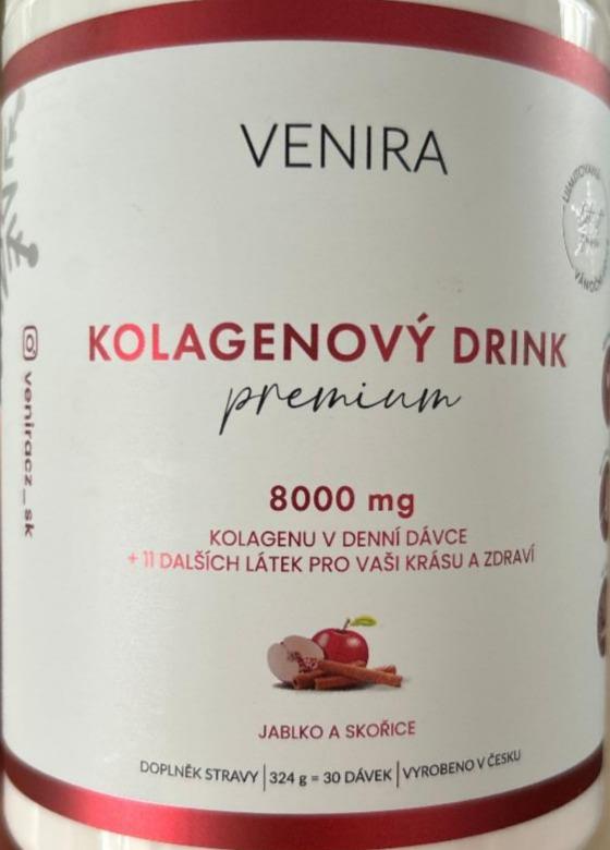 Fotografie - Kolagenový drink premium Jablko a skořice Venira