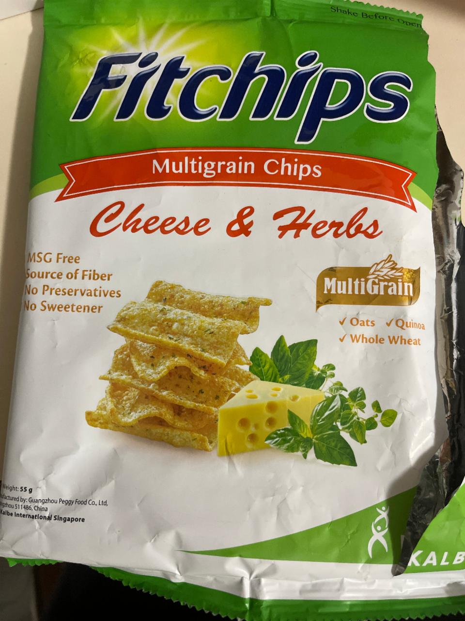 Fotografie - Multigrain Chips Cheese & Herbs Fitchips