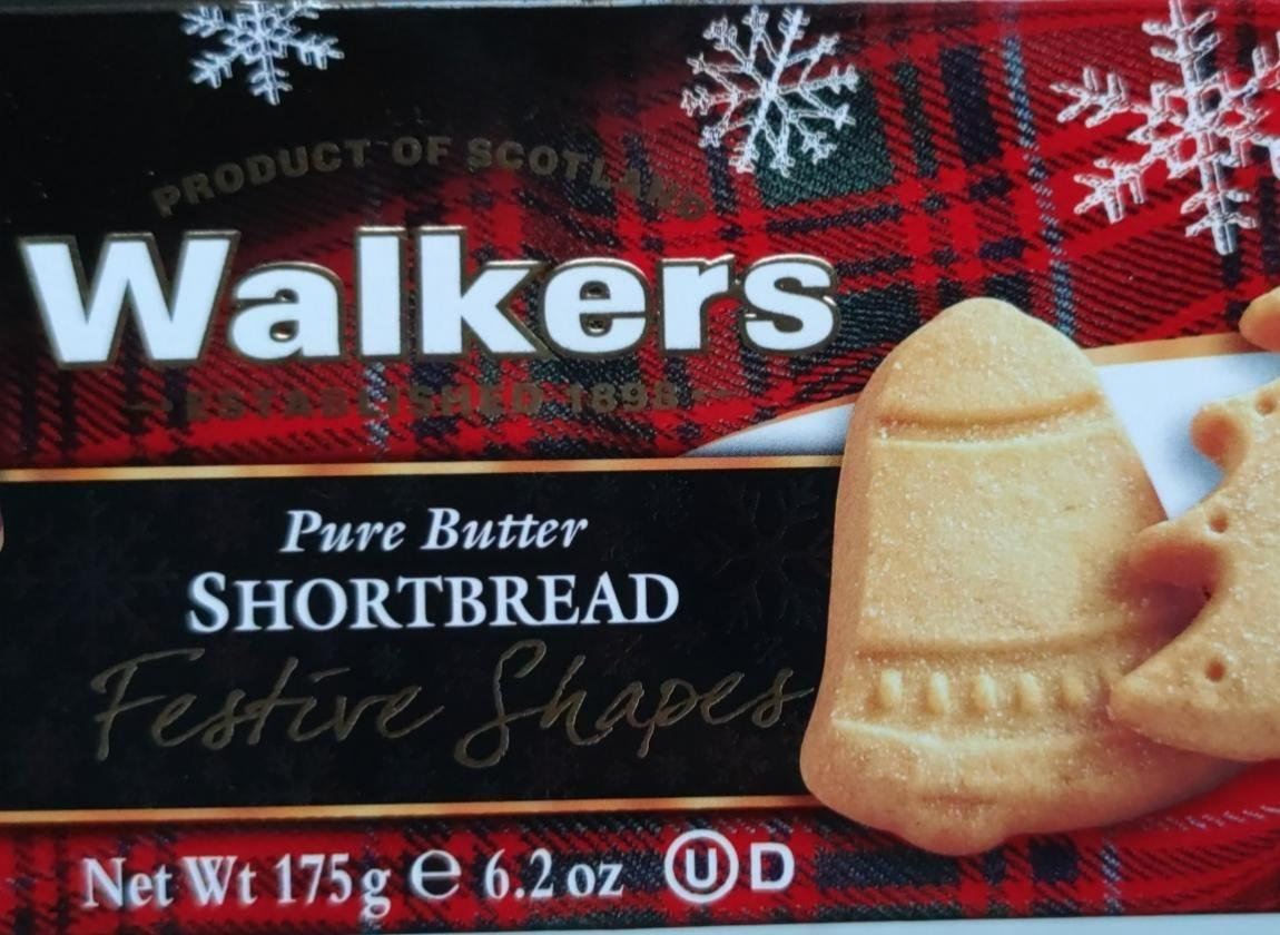 Fotografie - Pure Butter Shortbread Festive Shapes Walkers