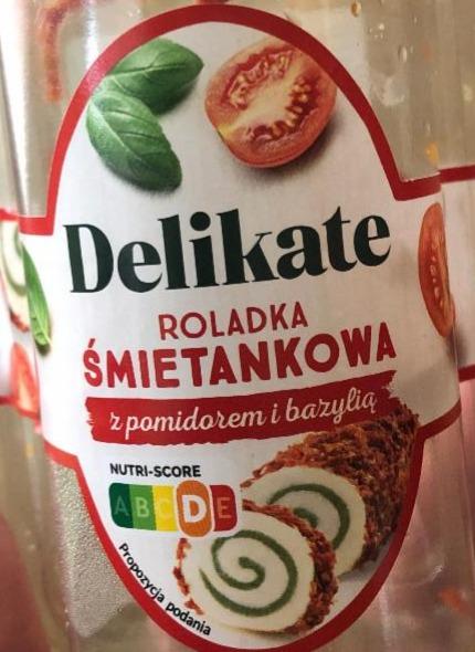 Fotografie - Roladka śmietankowa z pomidorem i bazylia Delikate