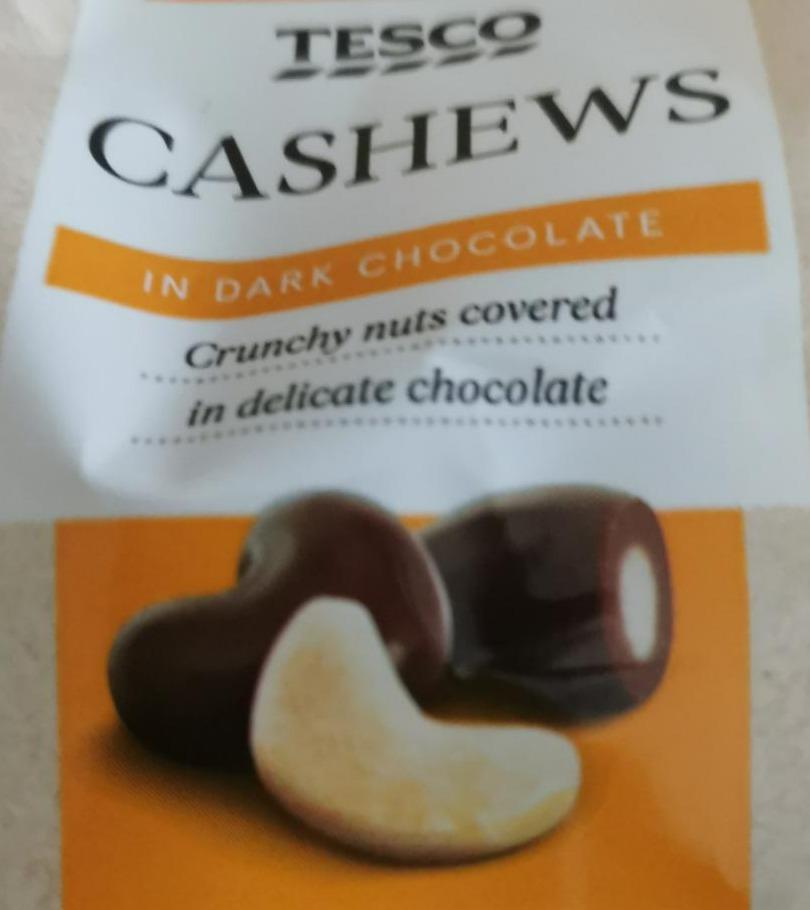 Fotografie - Cashews in dark chocolate Tesco