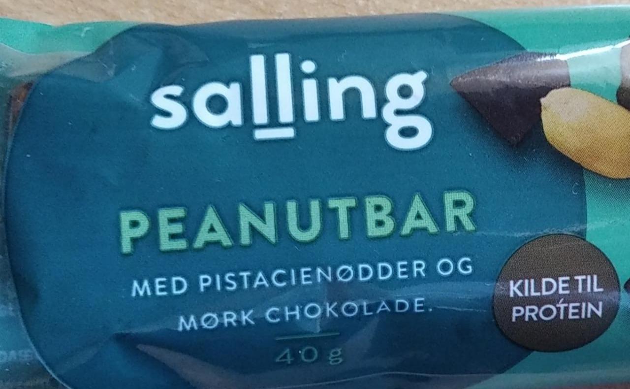 Fotografie - Peanutbar med pistacienodder og mork chokolade Salling