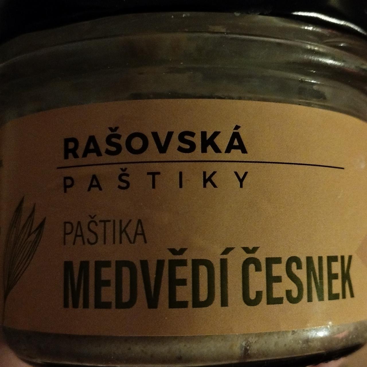 Fotografie - Paštika Medvědí česnek Rašovská