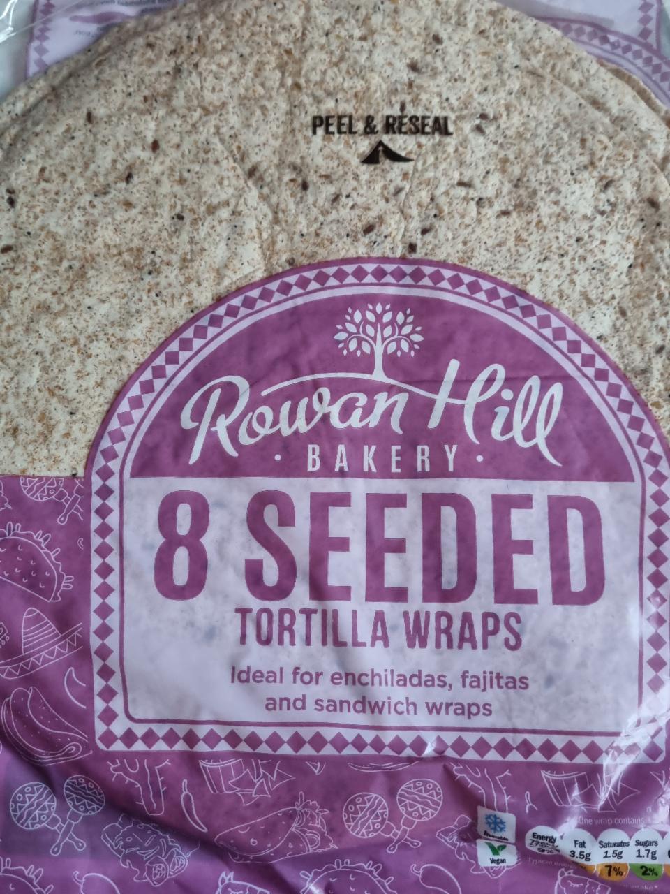 Fotografie - 8 seeded tortilla wraps Rowan Hill