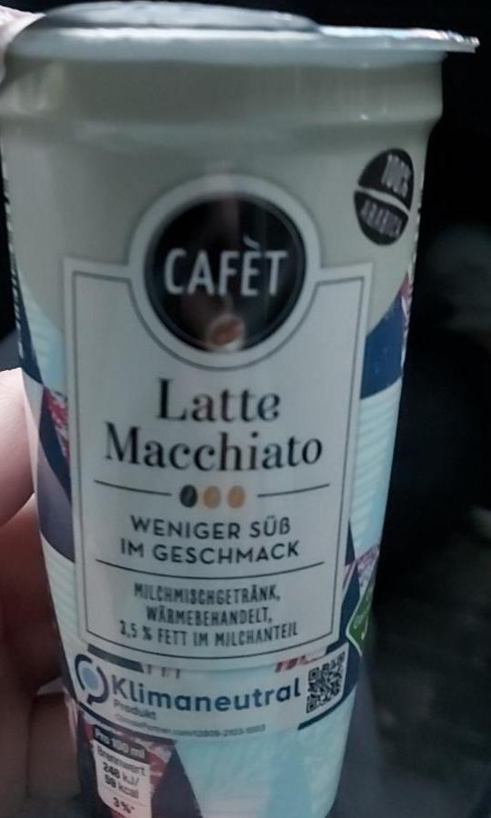 Fotografie - Latte Macchiatto weniger süß Cafèt