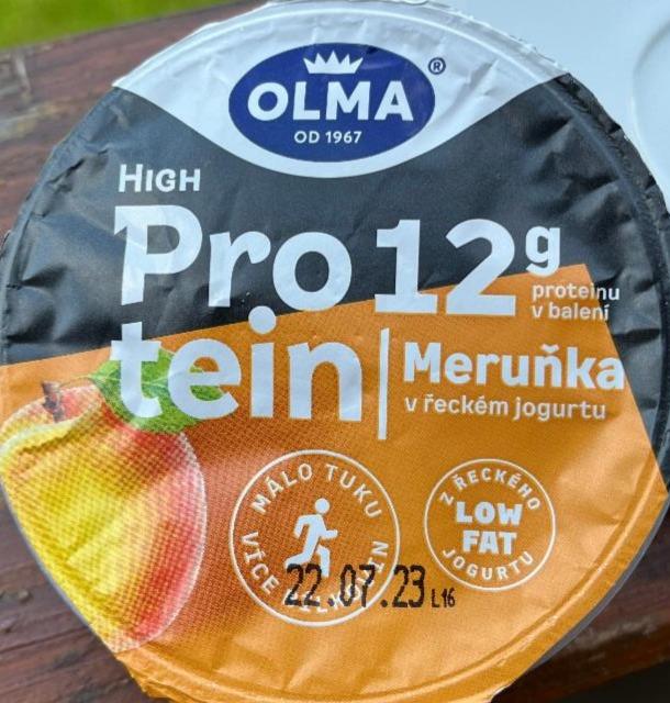 Fotografie - High protein 12g Meruňka v řeckém jogurtu Olma