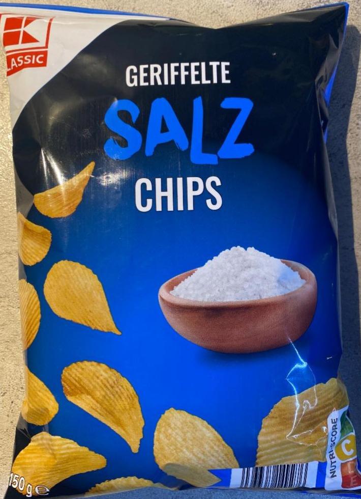 Fotografie - Geriffelte Salz chips K-Classic