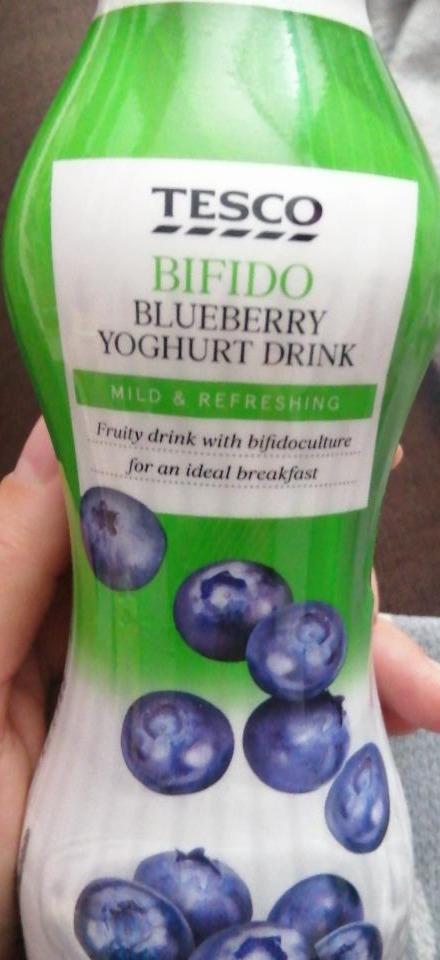 Fotografie - Bifido blueberry yoghurt drink Tesco 