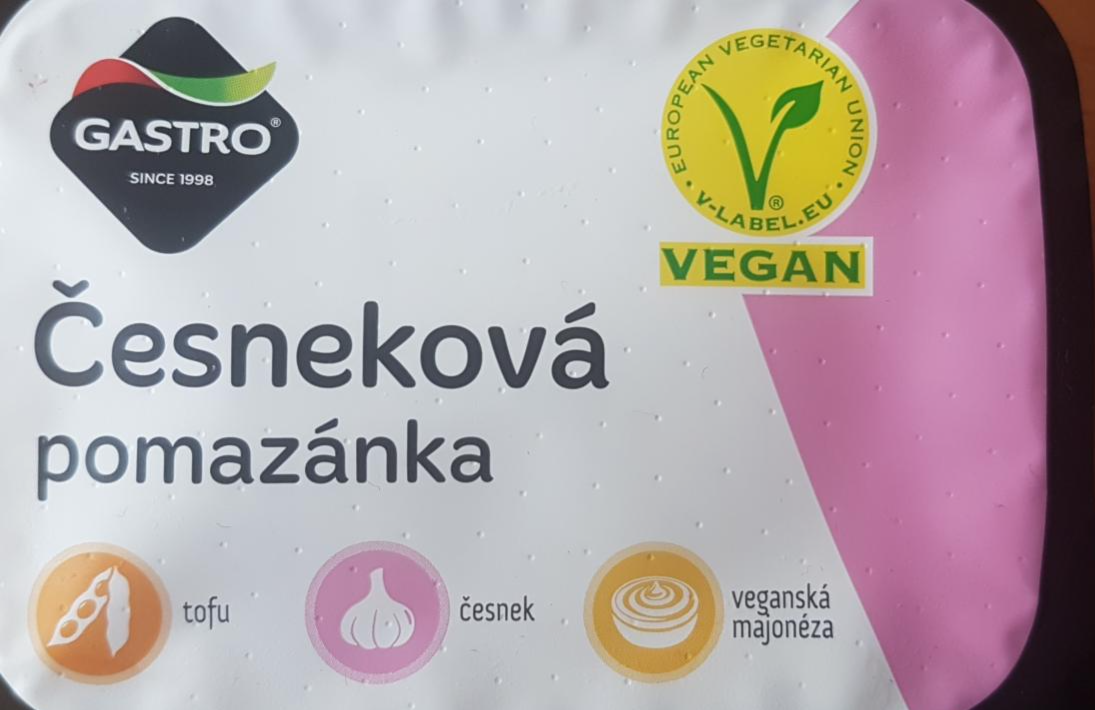 Fotografie - Česneková pomazánka vegan Gastro