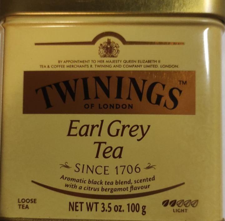Fotografie - Earl Grey Tea TWININGS of London