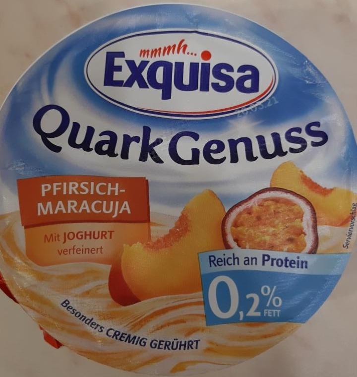Fotografie - Quark Genuss Pfirsich-Maracuja Exquisa