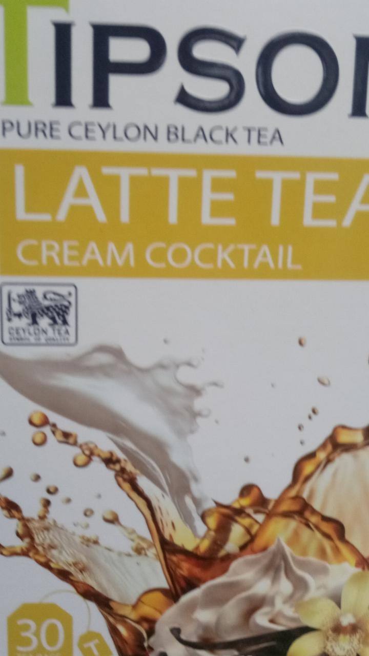 Fotografie - Latte Tea Cream Cocktail Tipson
