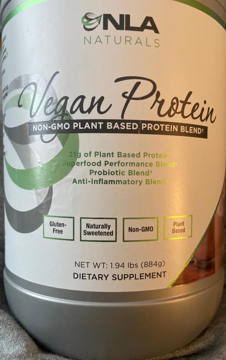 Fotografie - Vegan protein non-gmo Vanilla Chai Latte NLA Naturals