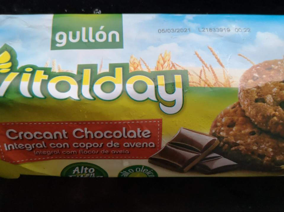 Fotografie - Ovesné sušenky čokoládové Gullón vitalday