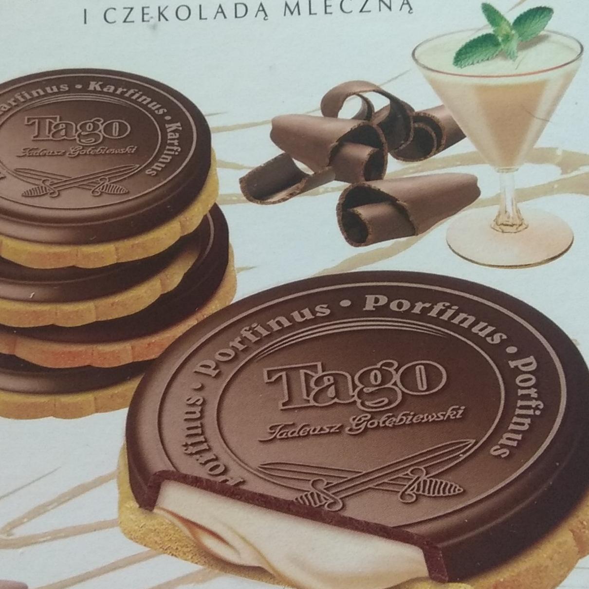 Fotografie - Kardynałki z kremem o smaku zabajone z czekoladą mleczną Tago