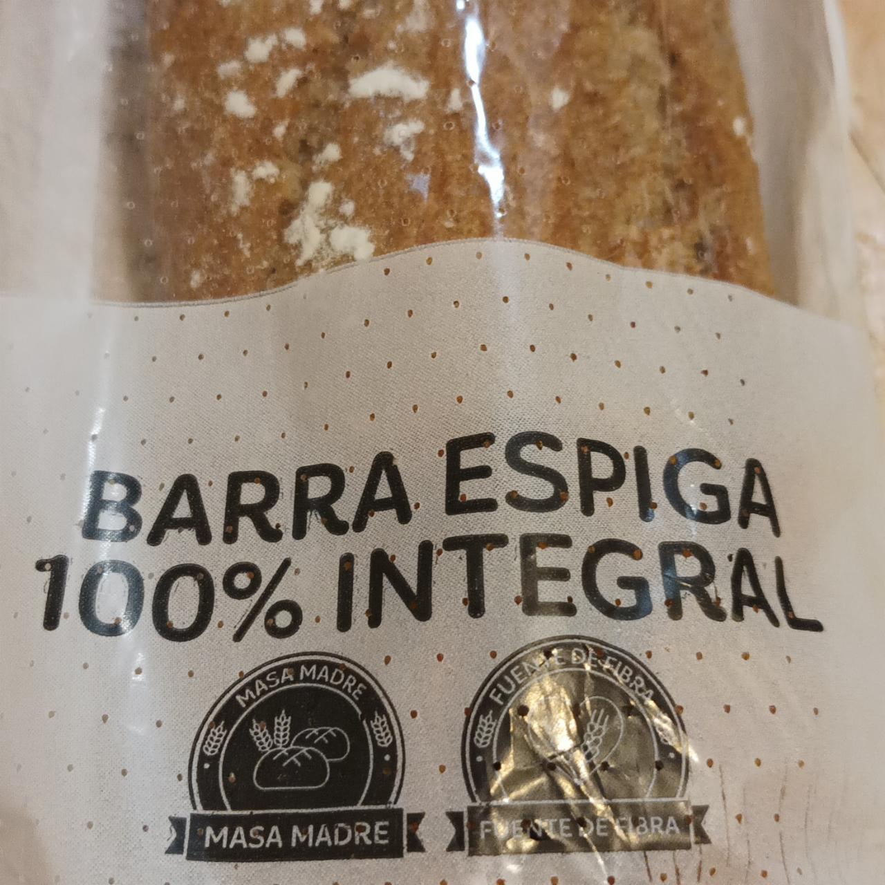 Fotografie - Barra espiga 100% integral
