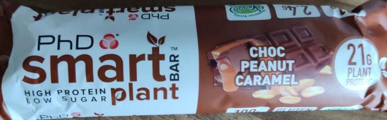 Fotografie - Smart plant bar choc peanut caramel PhD Nutrition