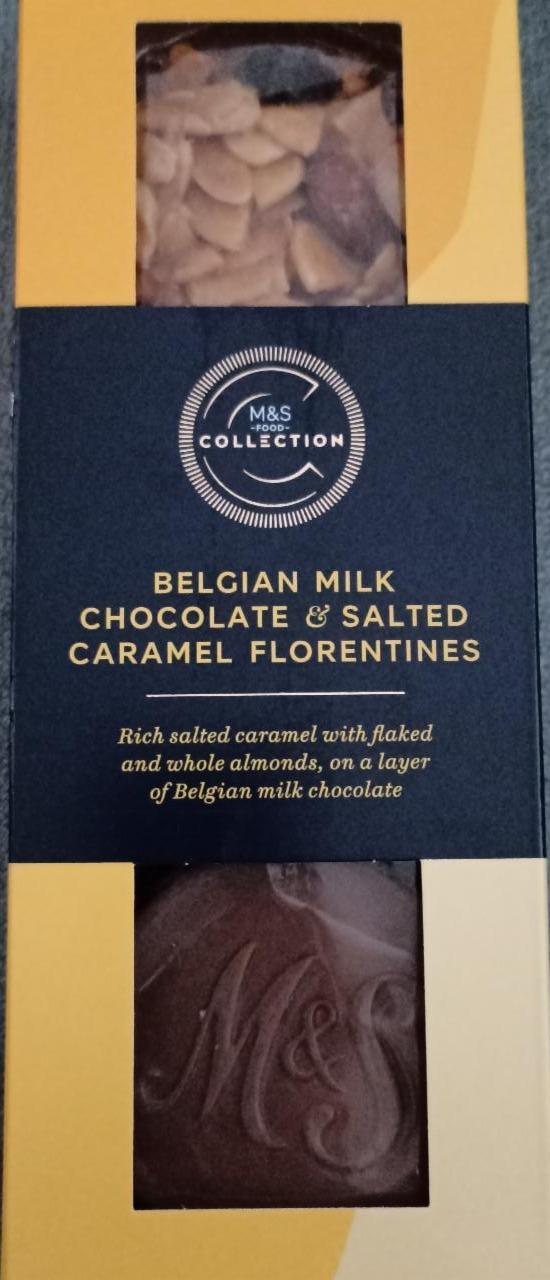 Fotografie - Belgian Milk chocolate salted caramel florentines