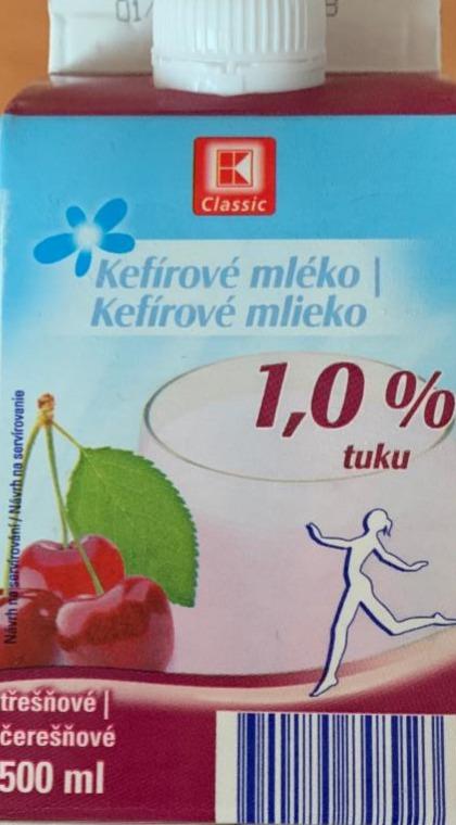 Fotografie - kefírové mléko 1,0% třešňové K-Classic