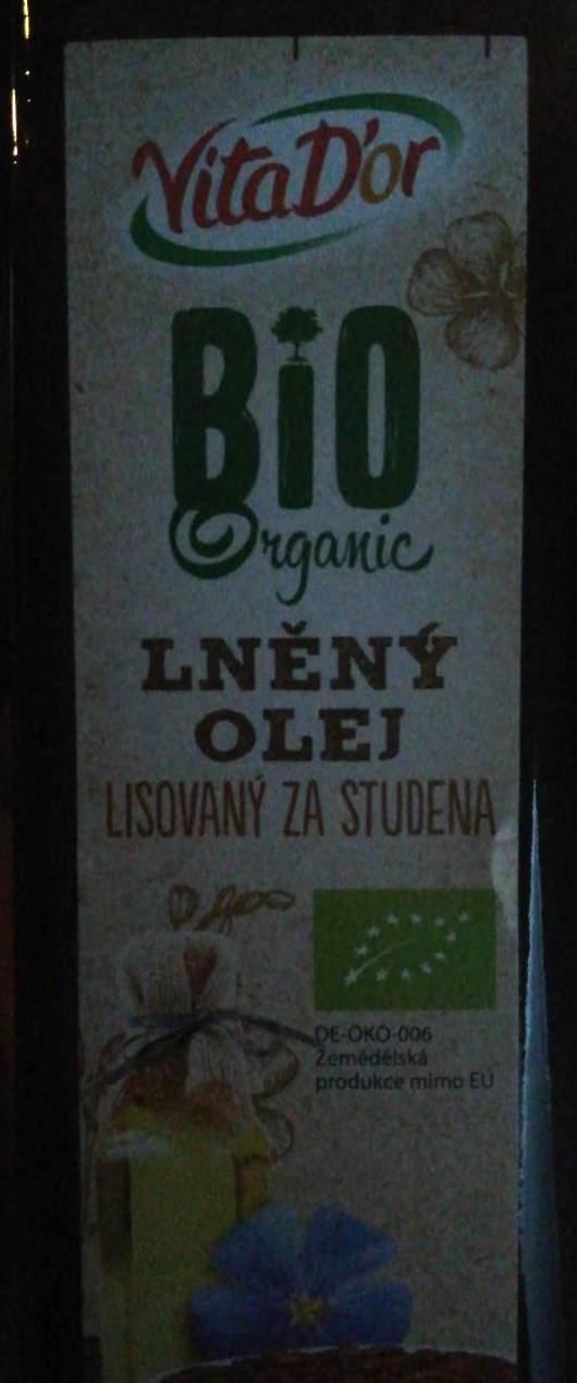 Fotografie - Bio Organic Lněný olej lisovaný za studena Vita D´or