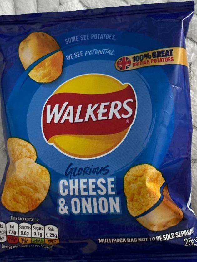 Fotografie - chips, cheese & onion Walkers