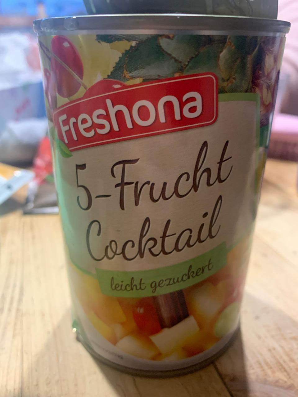 Fotografie - 5 frucht coctail leicht gezuckert Freshona