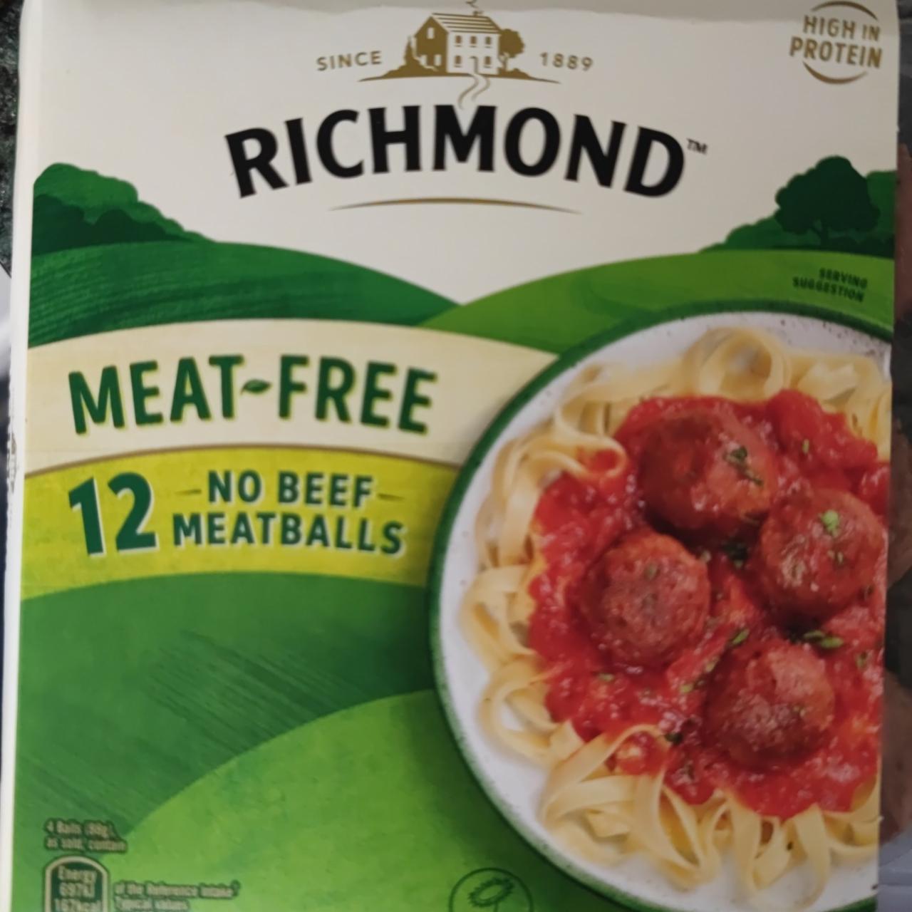 Fotografie - Meat free no beef meatballs Richmond