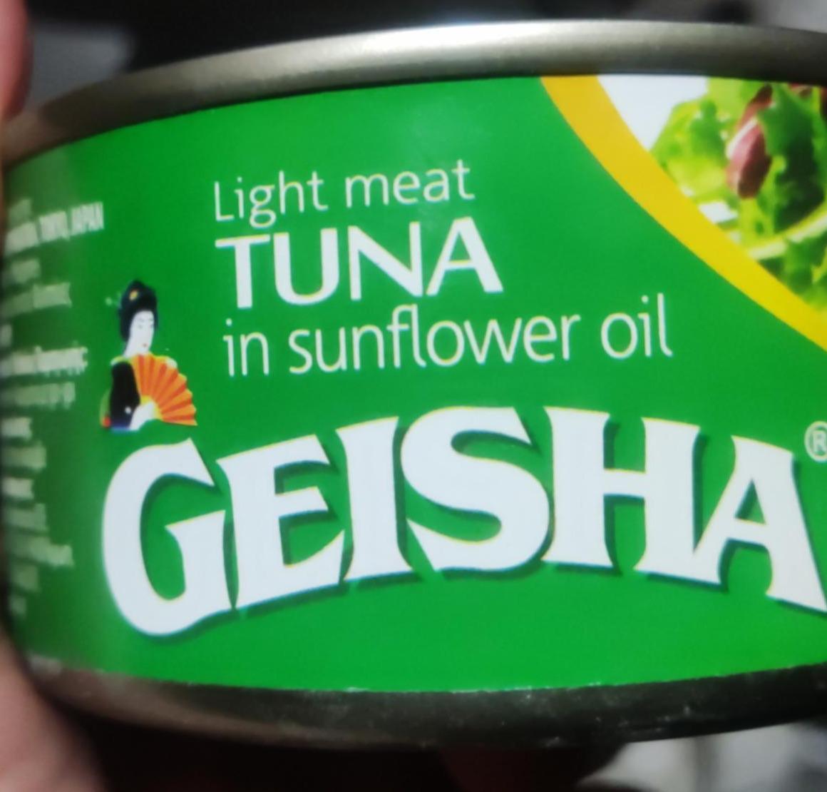 Fotografie - Tuna in sunflower oil Geisha