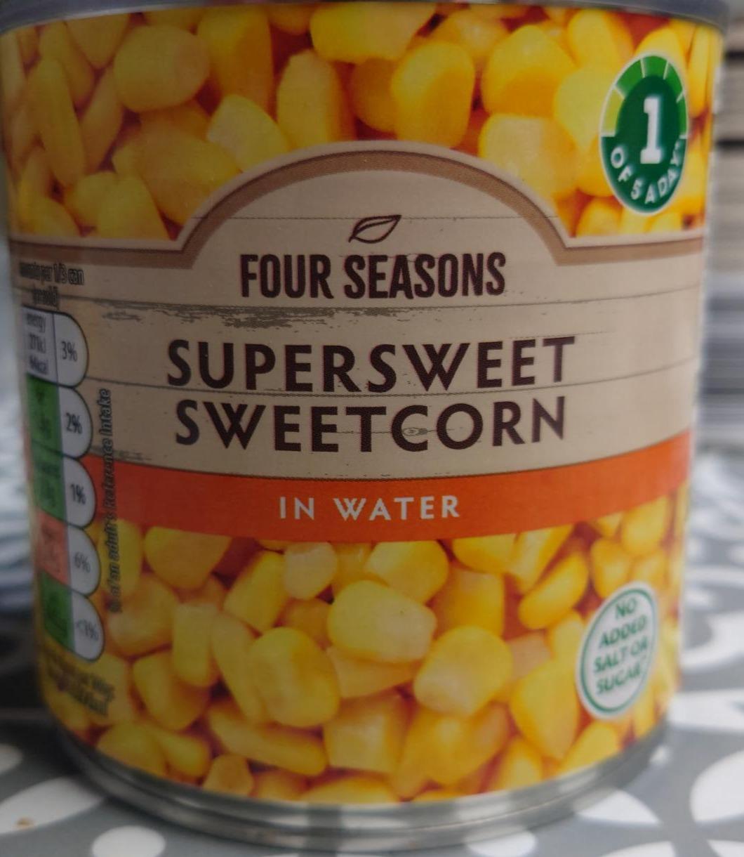 Fotografie - Supersweet Sweetcorn in Water Four Seasons