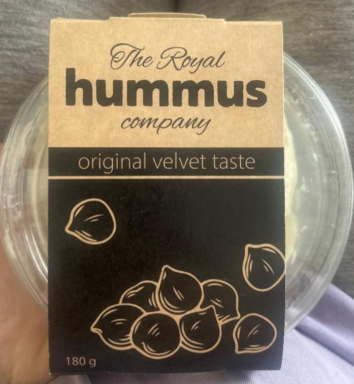 Fotografie - The Royal hummus company original velvet taste