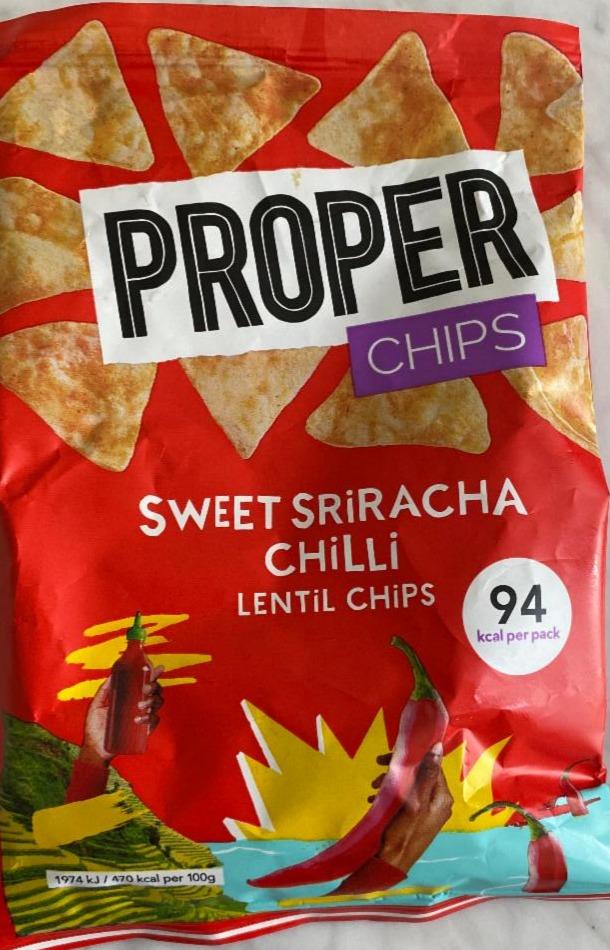Fotografie - Proper Chips sweet sriracha chili