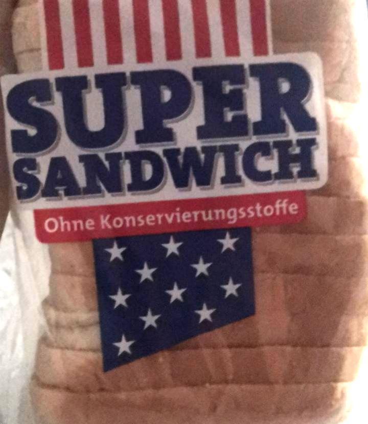 Fotografie - Super sandwich ohne konservirungsstoffe Bäckerland
