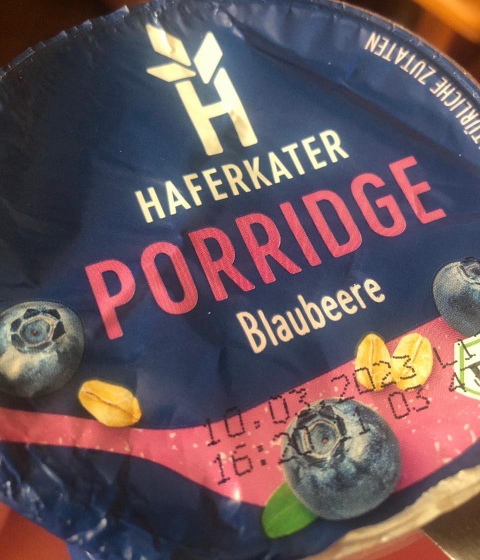 Fotografie - Porridge Blaubeere Haferkater