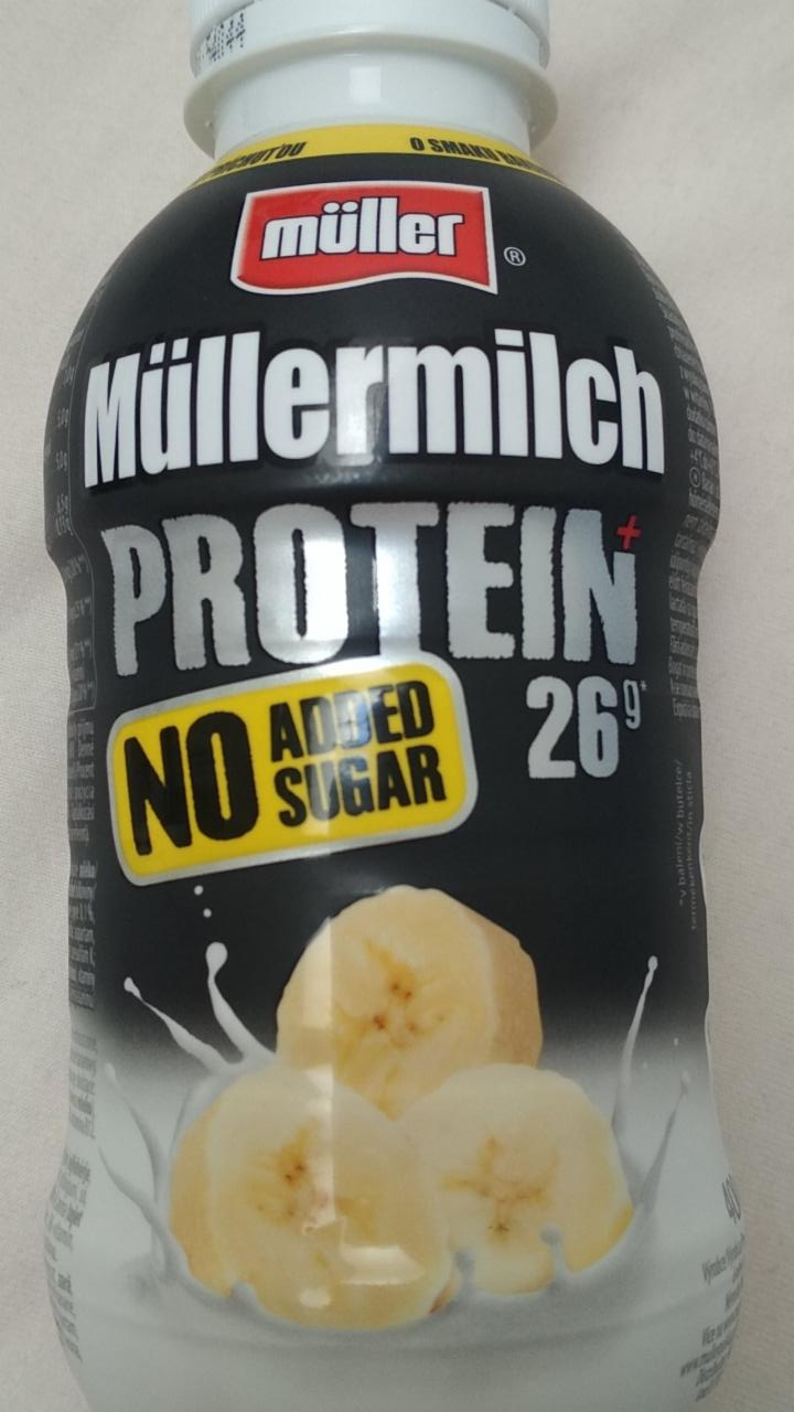 Fotografie - Protein drink no add sugar Banana Mülermilch