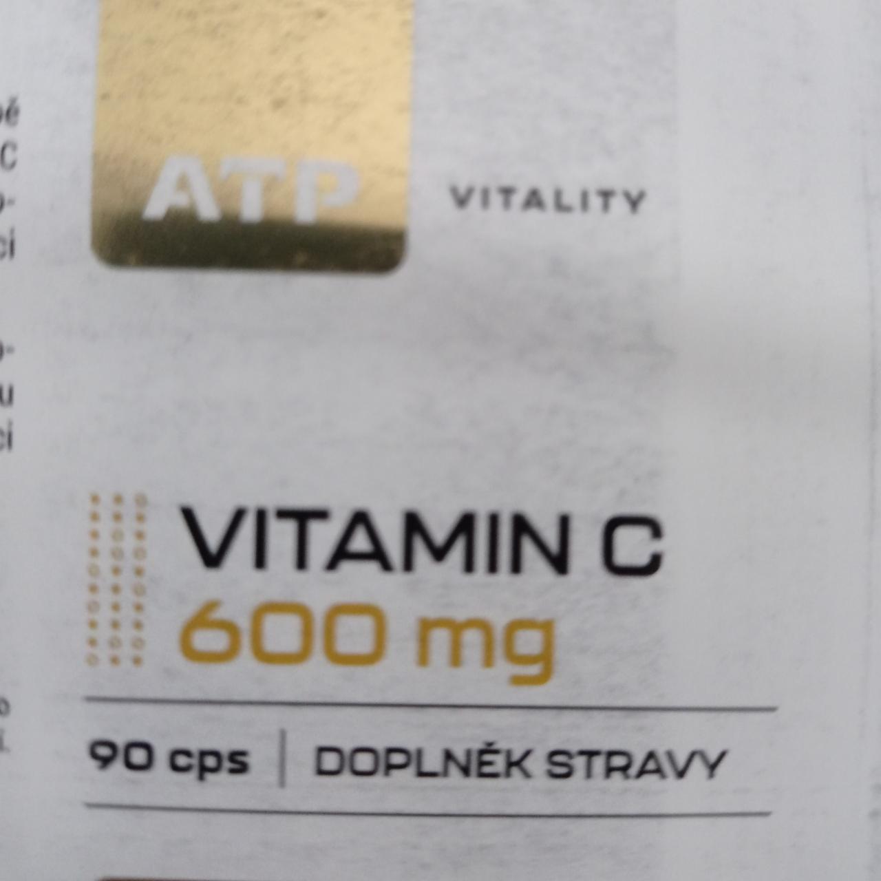 Fotografie - Vitamin C 600mg ATP Vitality