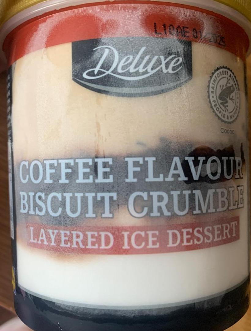 Fotografie - Coffee flavour biscuit crumble layered ice dessert Deluxe