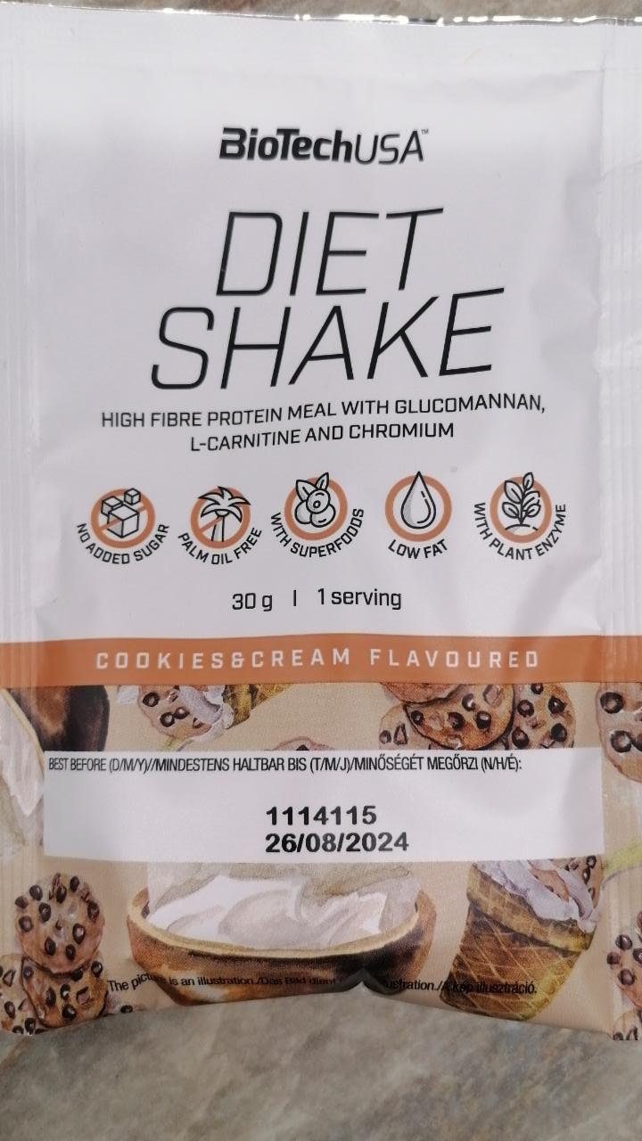 Fotografie - Diet Shake Cookies&Cream BiotechUSA