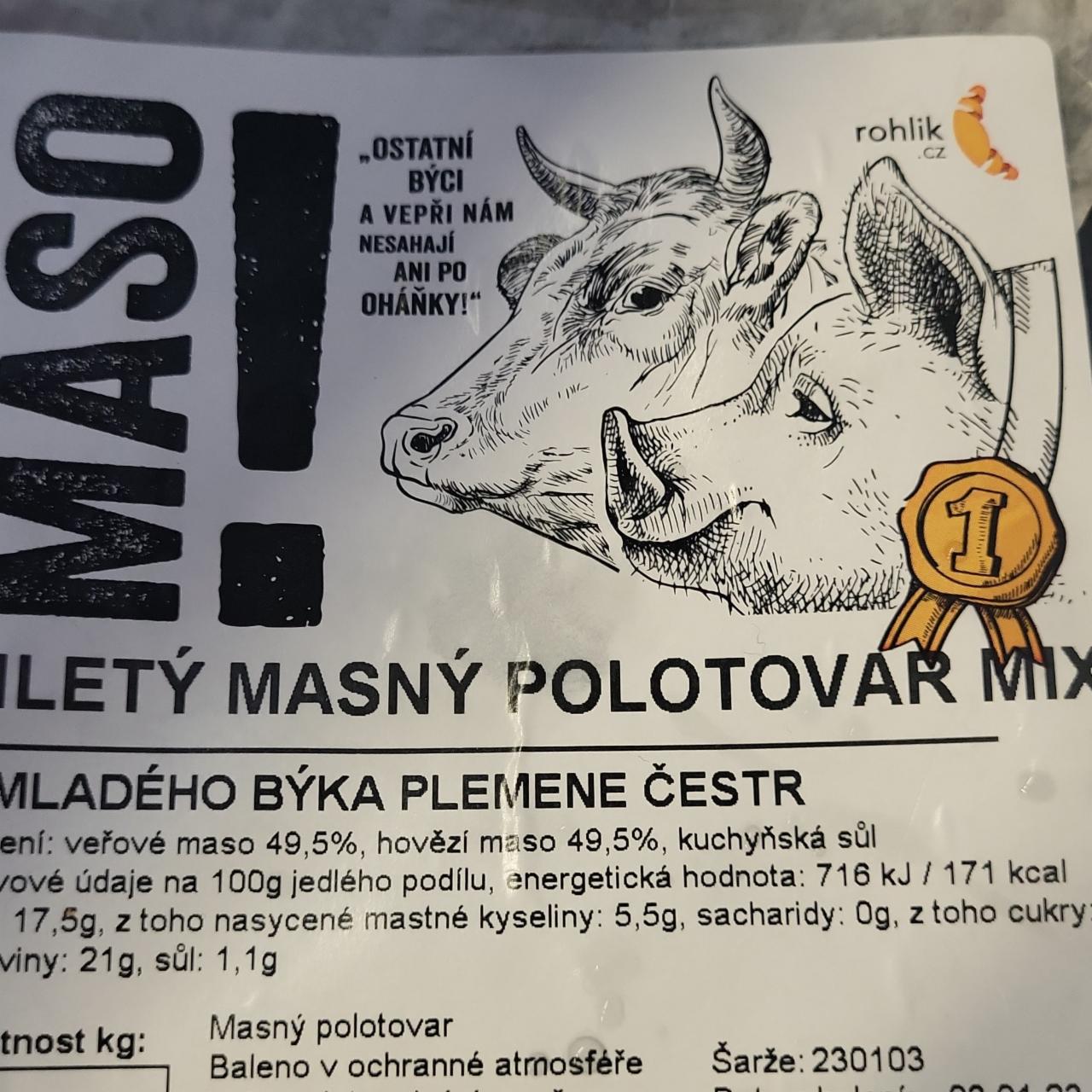 Fotografie - Maso! Mletý masný poolotovar mix Rohlik.cz
